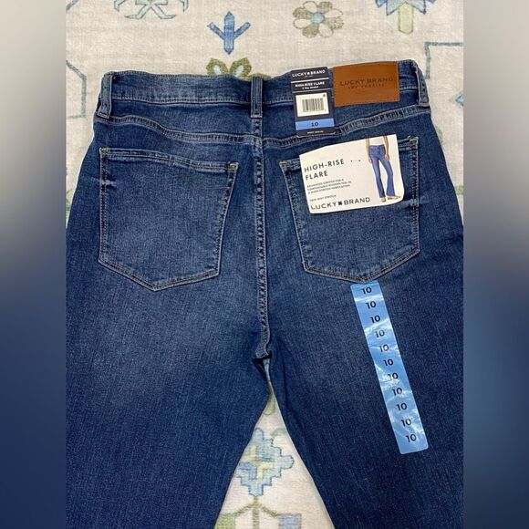 Lucky Brand Stevie High Rise Flare Jeans Women’s 10 Stretch NWT 30x32 - Picture 6 of 14